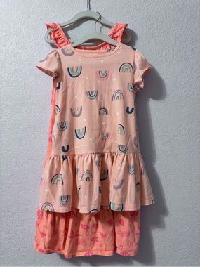 Girls Dress Bundle Size 4/5 & 4T – Wonder Nation + Cat & Jack (2 Dresses)